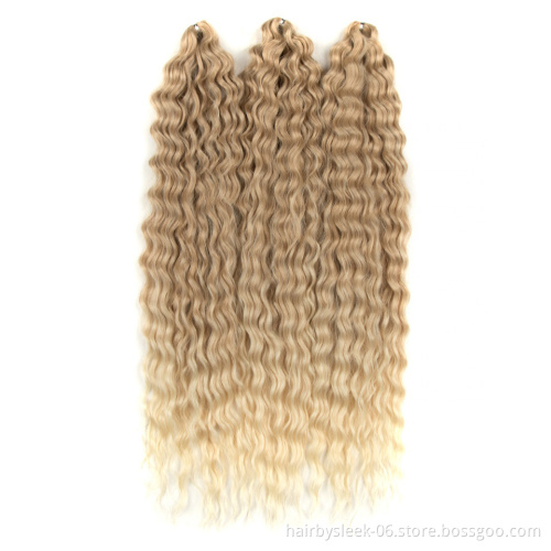 Loose Deep Wave Hair Bundles Super Long Synthetic Curly Wave Twist Crochet Synthetic Braiding Hair Extensions Ariel In Russia